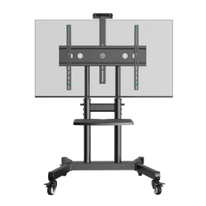 Mobile TV stand for TVs 50"-90", max 100 kg, tiltable, black TS1891