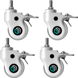 Large Diameter Wheel Set, White AWL-75W