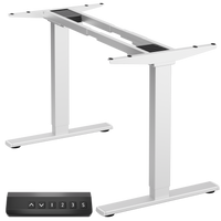Motorized Under Desk with Height Adjustment max 100 kg, White CDF222E-W