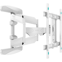 Full-Motion TV Wall Mount for 40"-75" max 46 kg, White M6L