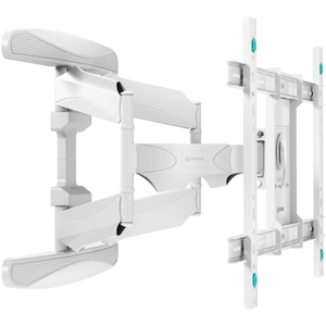 Full-Motion TV Wall Mount for 40"-75" max 46 kg, White M6L