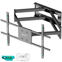 Full-Motion TV Wall Mount  for 42"-110" max 100 kg, Black M8L