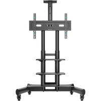 Mobile TV stand for TVs and professional displays 40"-70", max 60.5 kg, black TS1552