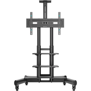 Mobile TV stand for TVs and professional displays 40"-70", max 60.5 kg, black TS1552