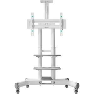 Mobile TV stand for TVs and professional displays 40"-70", max 60.5 kg, white TS1552