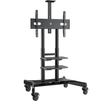 Mobile TV stand for TVs 50"-86", max 105.9 kg, black TS1881