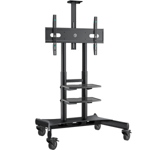 Mobile TV stand for TVs 50"-86", max 105.9 kg, black TS1881