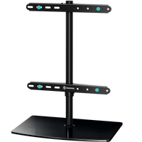 Desktop TV stand 32"-75", max 40 kg, tiltable, black PT3